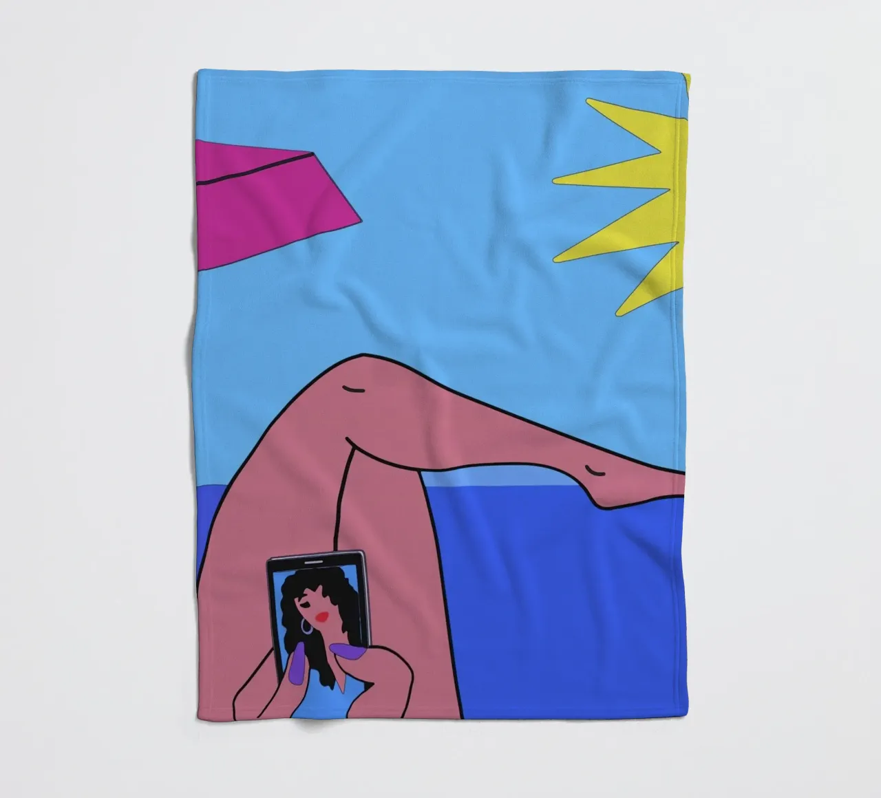 Buzzer Fleecedecke von Massimo Frascogna