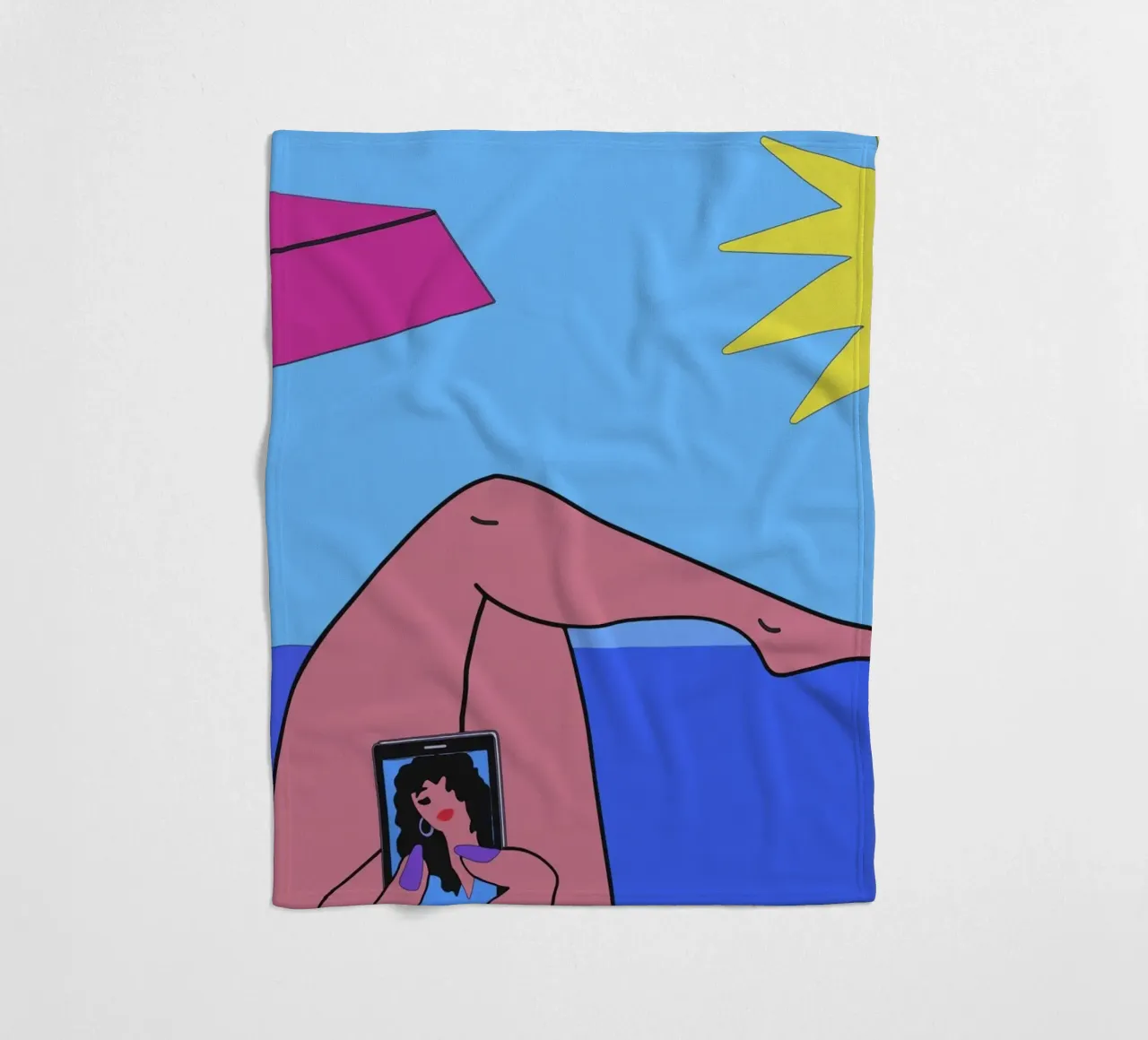 Buzzer Fleecedecke von Massimo Frascogna