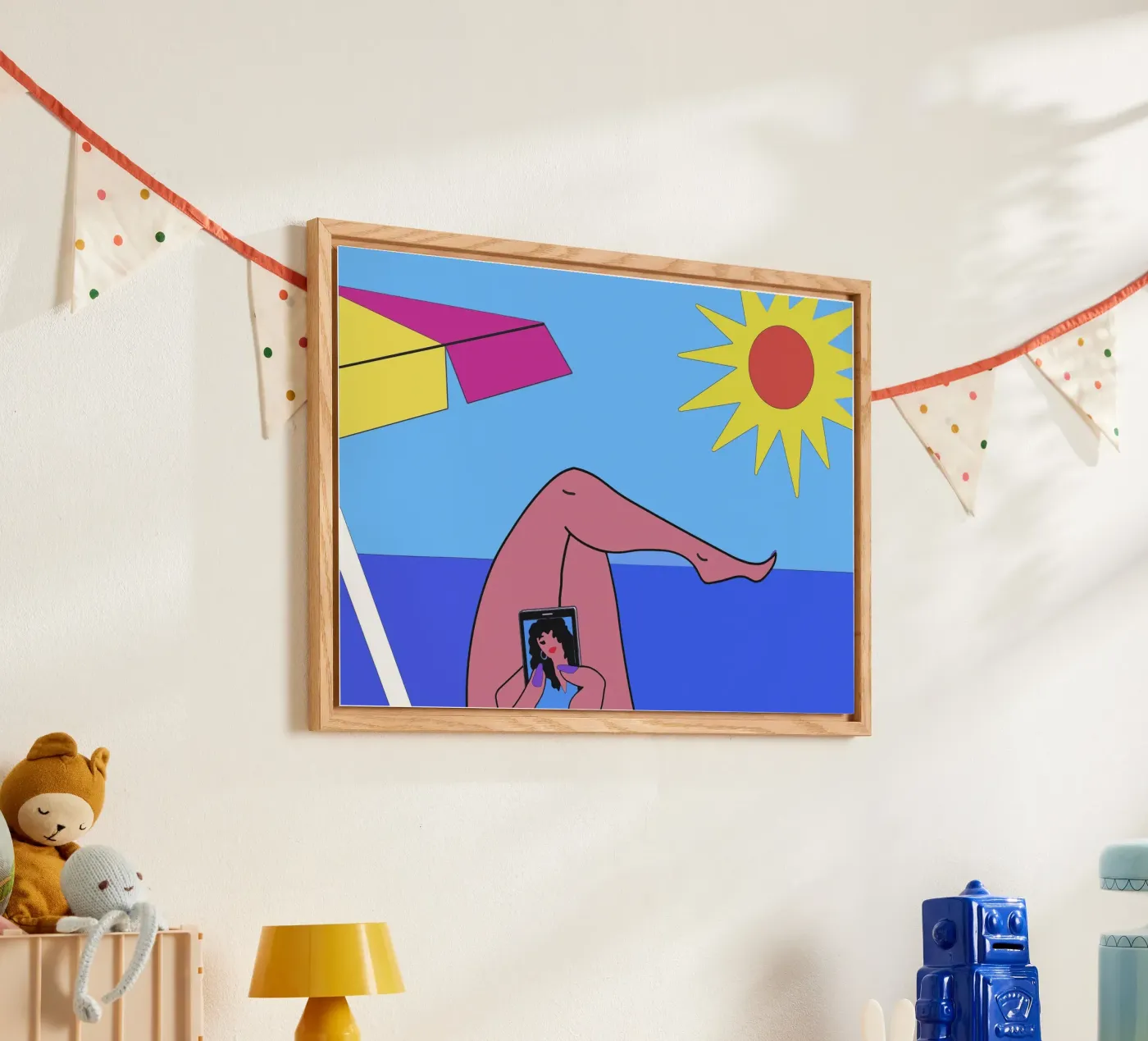 Summer Acryl-Glas von Massimo Frascogna