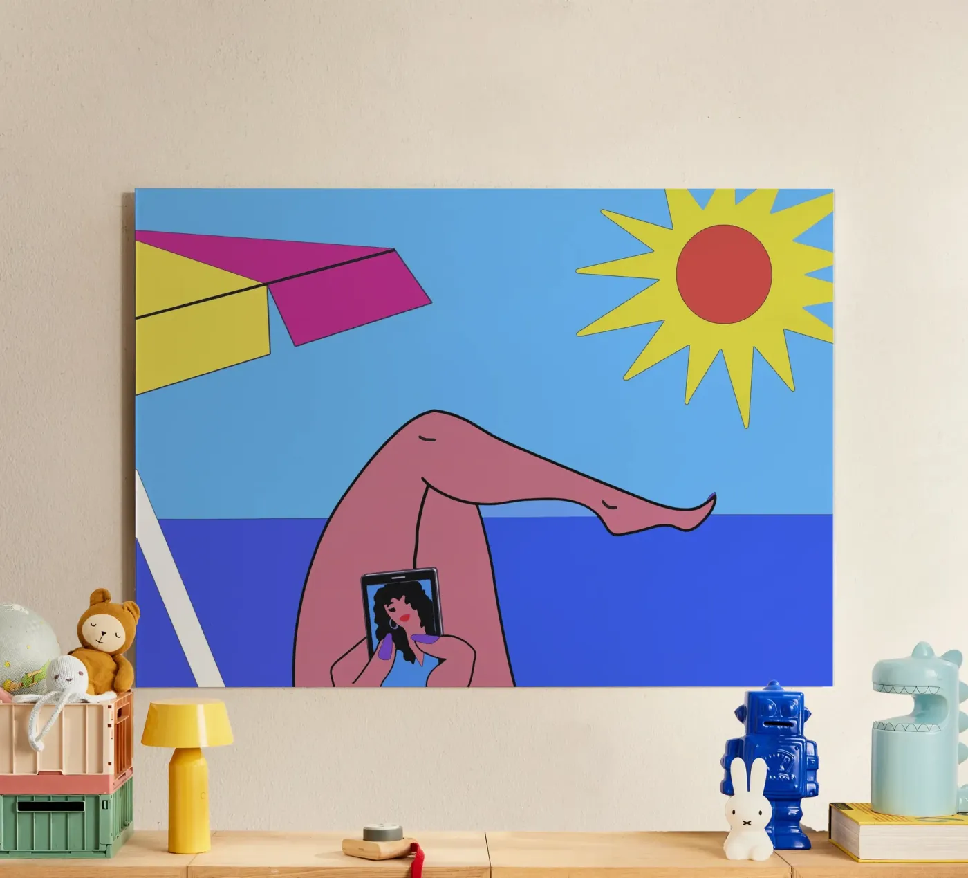 Summer Acryl-Glas von Massimo Frascogna