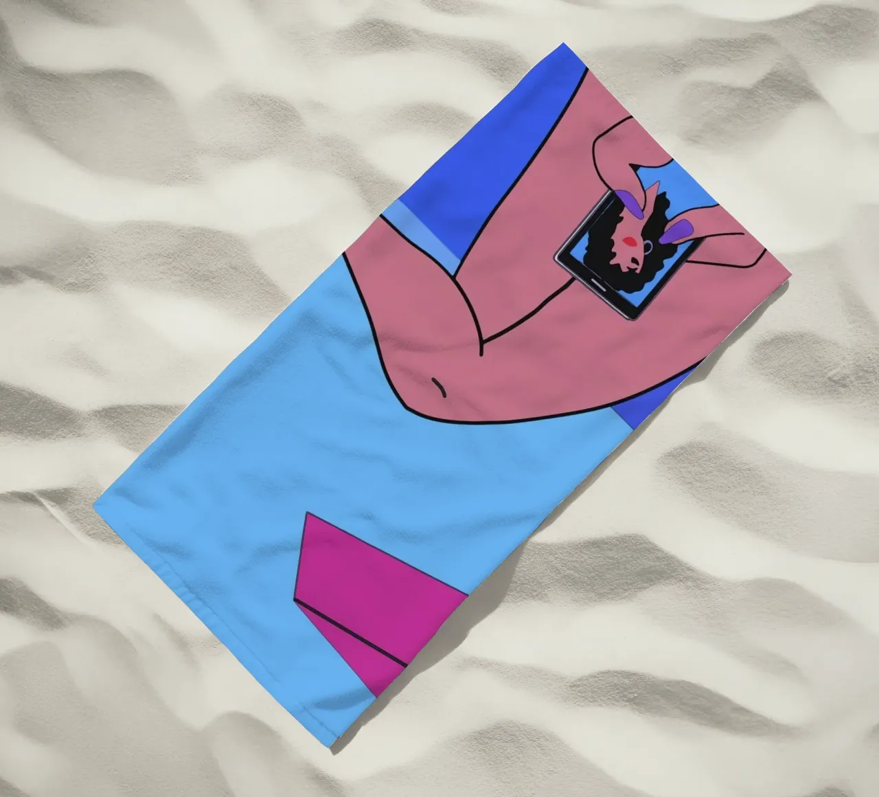 Zoemer strandhanddoek van Massimo Frascogna