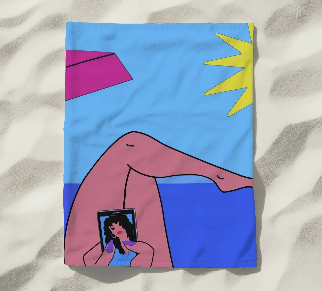 Zoemer strandhanddoek van Massimo Frascogna