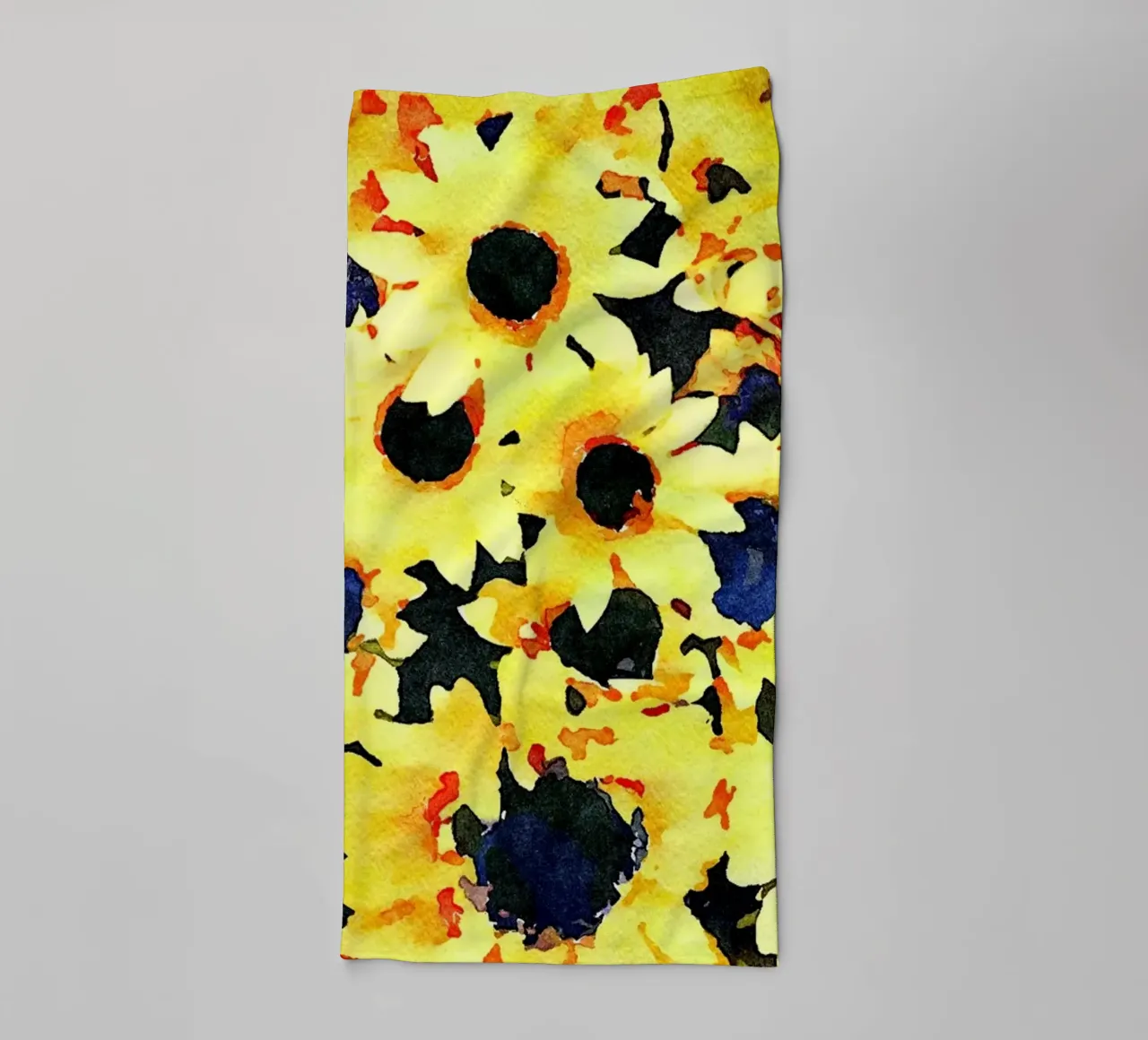 Sunflowers towel by Massimo Frascogna