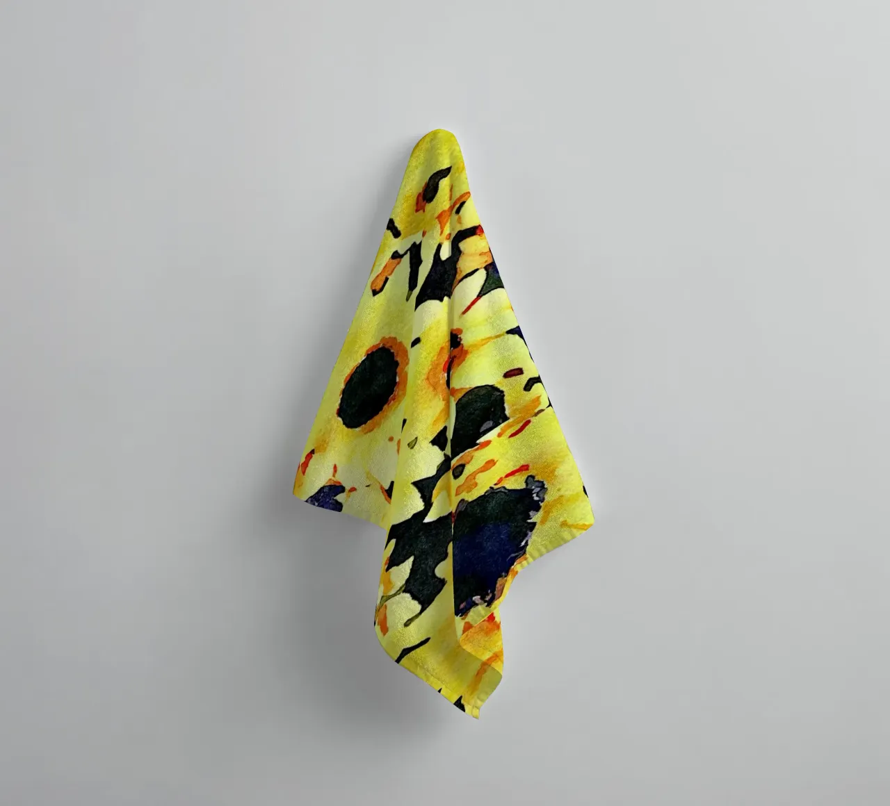 Sunflowers towel by Massimo Frascogna