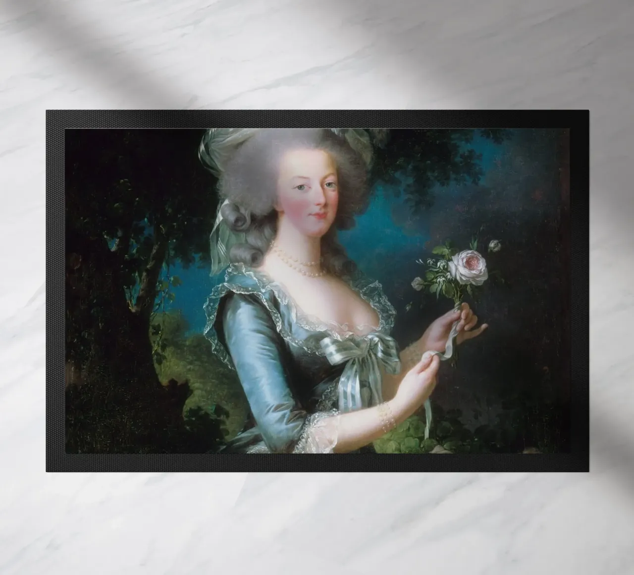 Élisabeth Louise Vigée Le Brun, Maria Antonietta con una rosa zerbino da Wirla