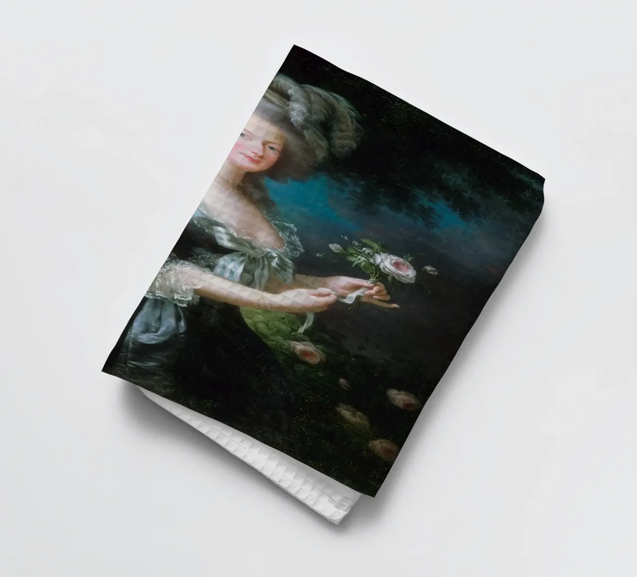 Élisabeth Louise Vigée Le Brun, Maria Antonietta con una rosa canovaccio da cucina da Wirla