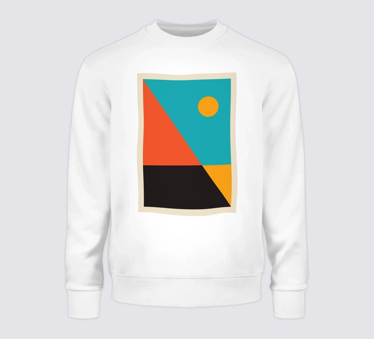 Triángulo de color sudadera de Maria studio