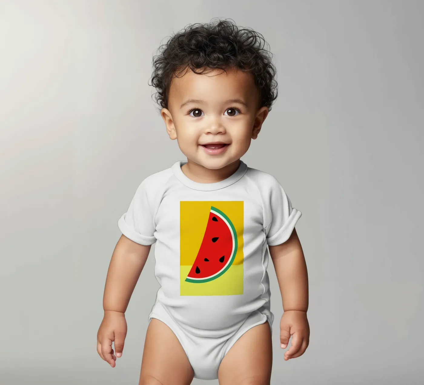 Melon Slice Kurzarm Babybody von Rosi Feist