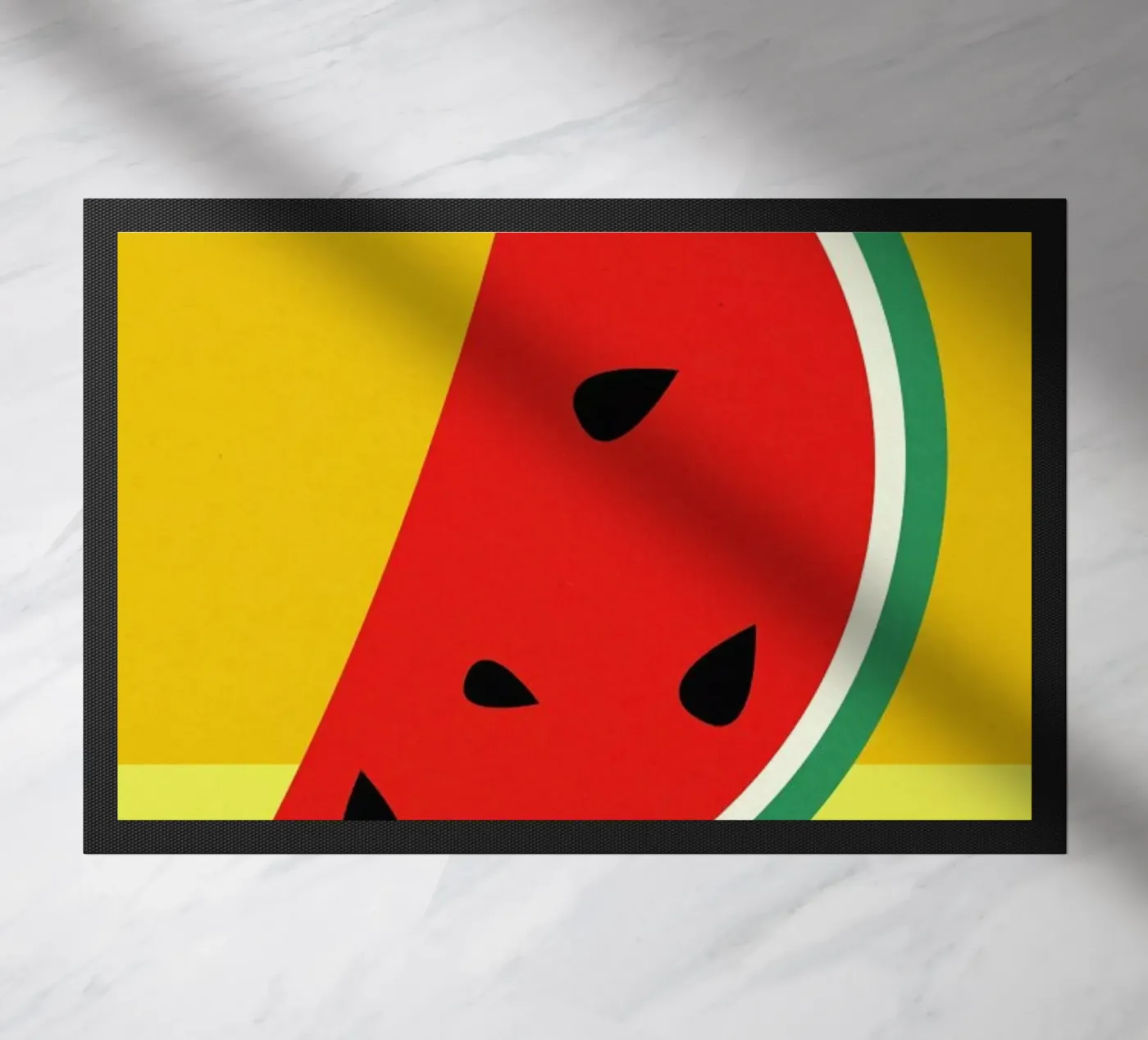 Melon Slice doormat by Rosi Feist