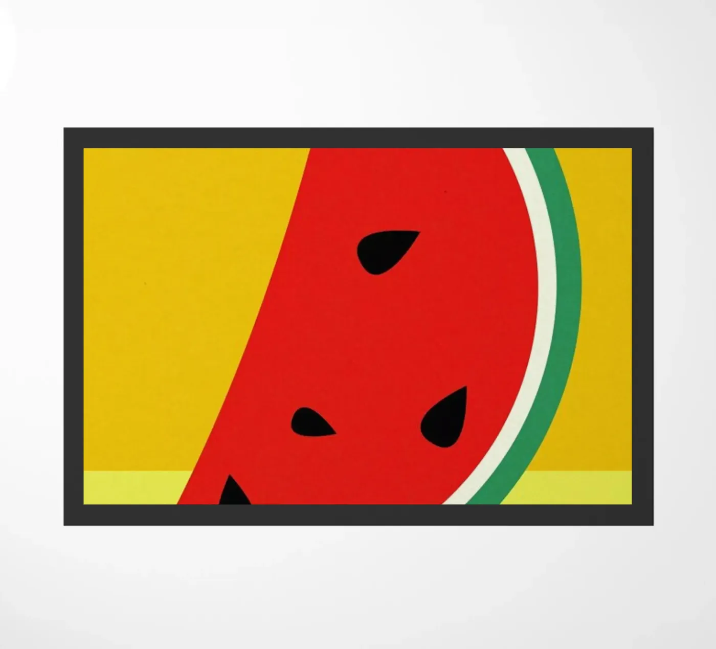 Melon Slice Fußmatte von Rosi Feist