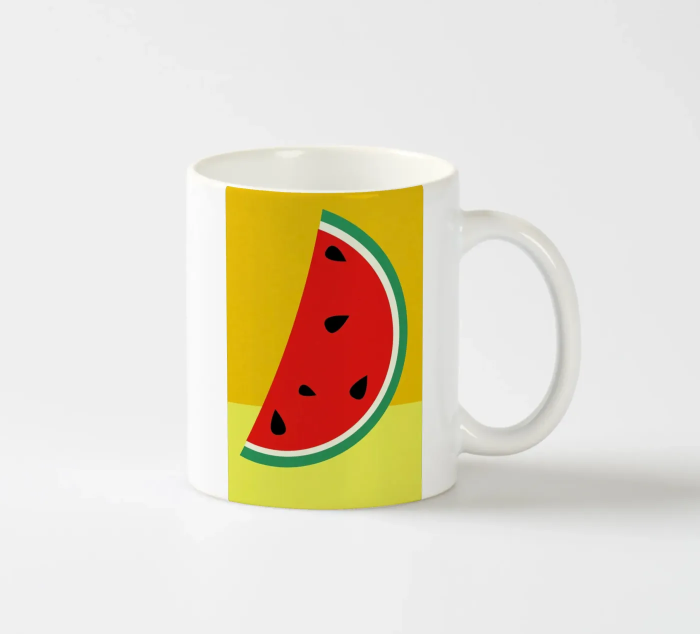 Melon Slice ceramic mug by Rosi Feist