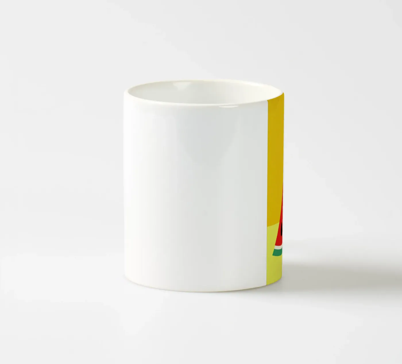 Melon Slice ceramic mug by Rosi Feist