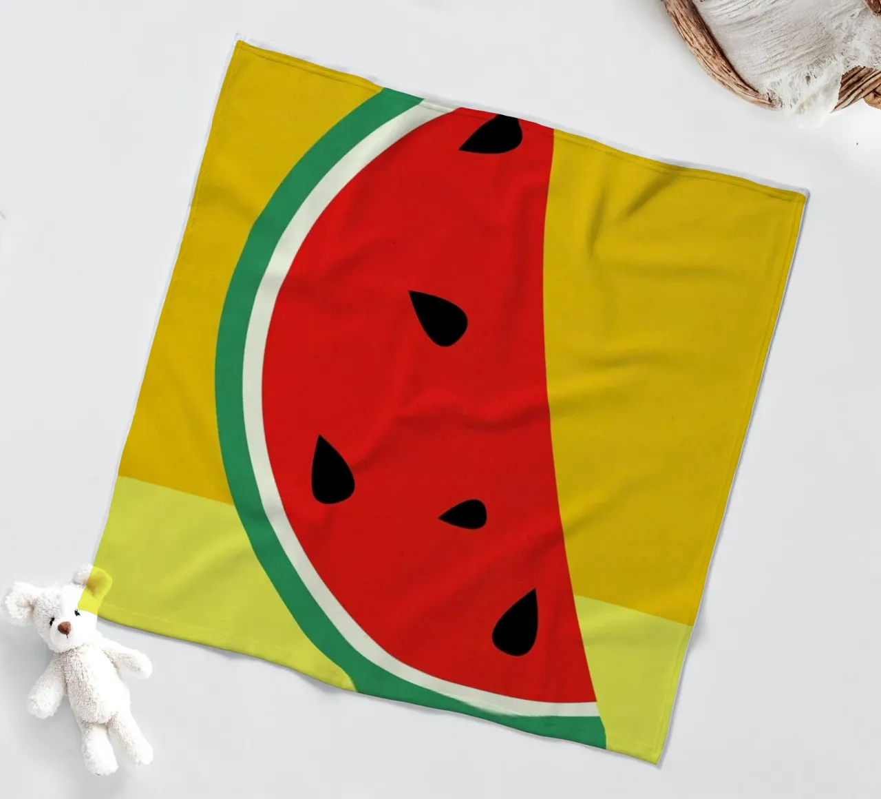 Melon Slice Fleecedecke von Rosi Feist