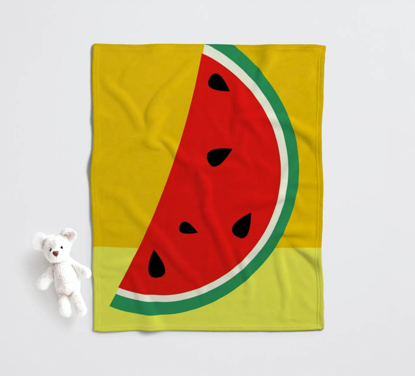 Melon Slice plaid polaire de Rosi Feist