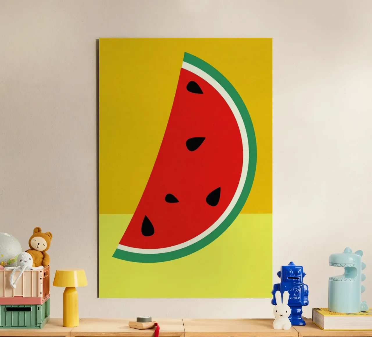 Melon Slice alluminio dibond da Rosi Feist