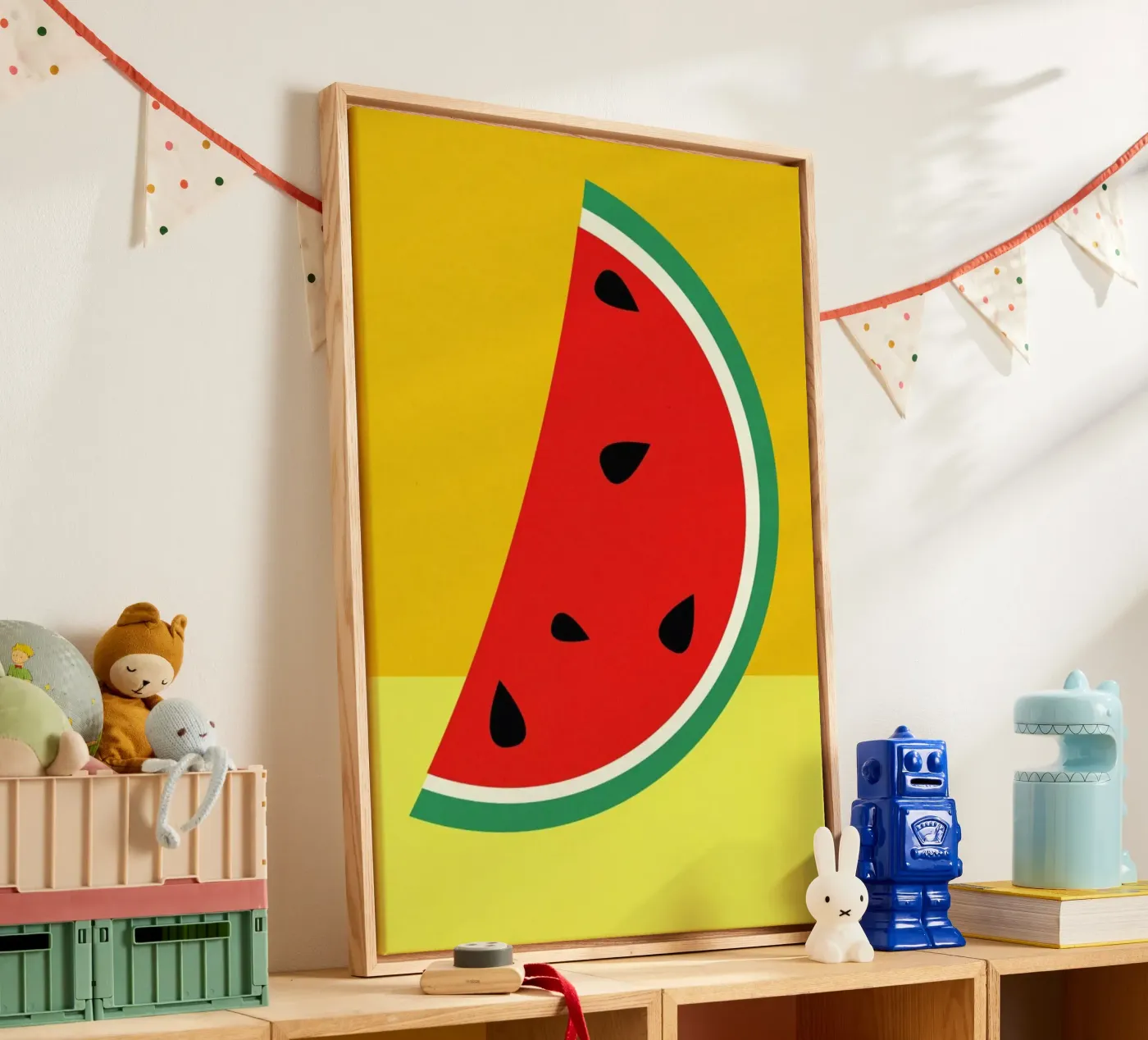 Melon Slice Leinwand von Rosi Feist