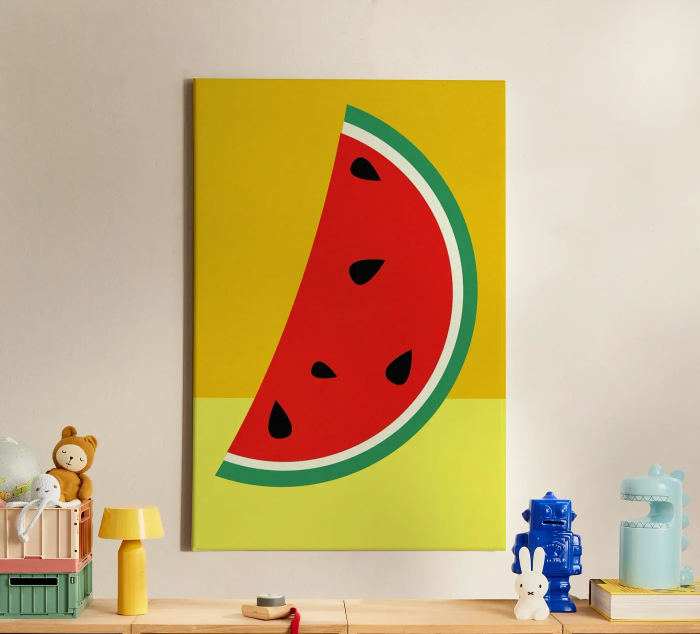 Melon Slice Leinwand von Rosi Feist