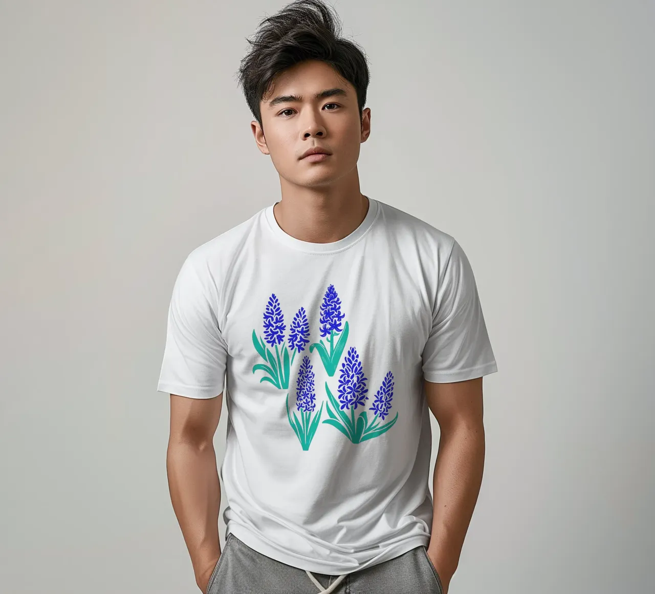 Fiori di giacinto blu t-shirt da SilverPegasus
