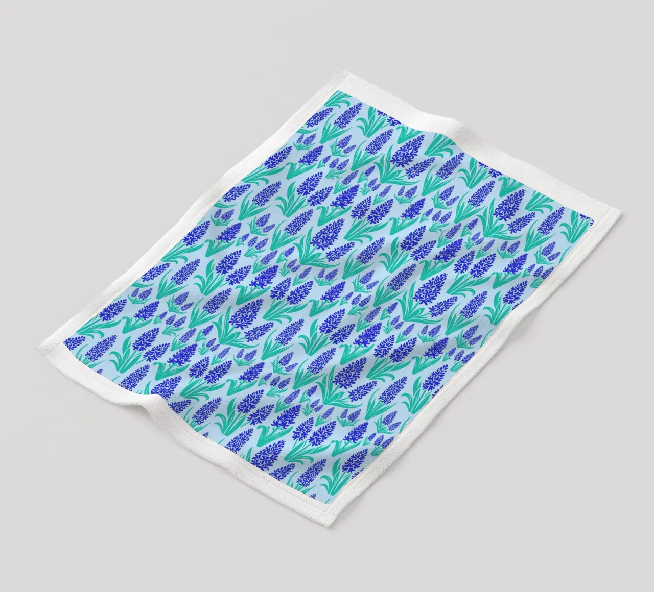 Fiori di giacinto blu coperta in pile da SilverPegasus