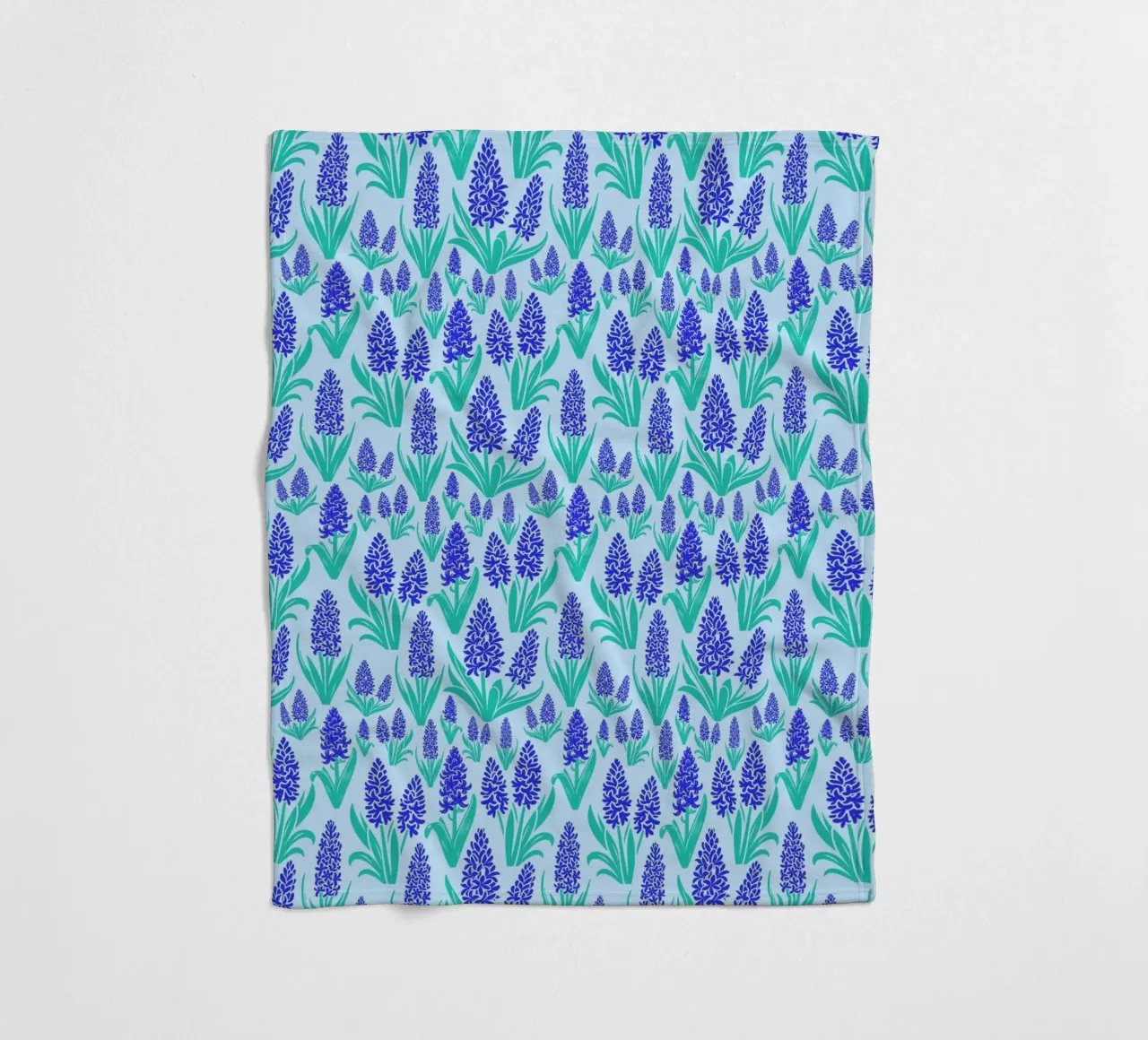 Fiori di giacinto blu coperta in pile da SilverPegasus