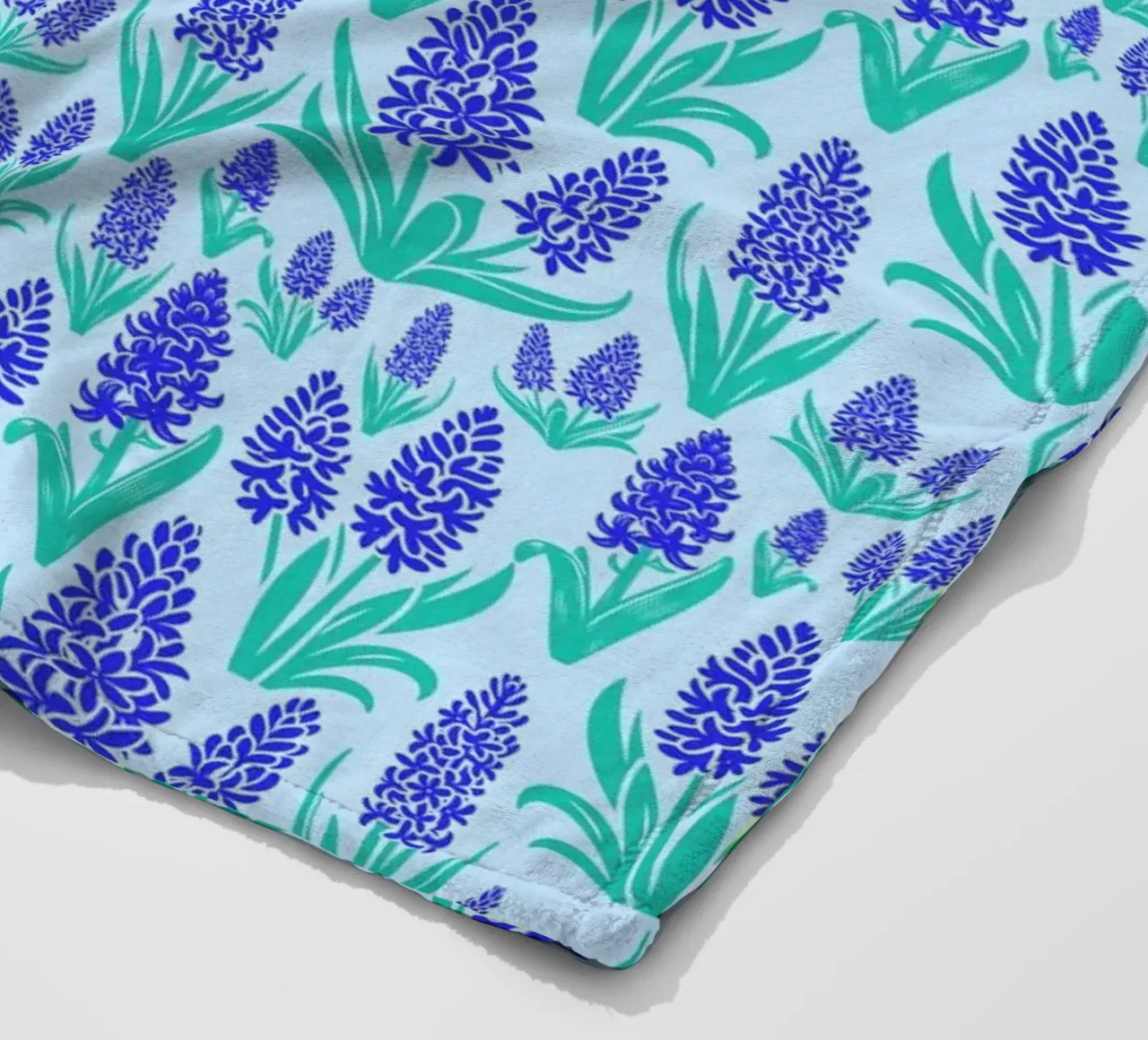 Fiori di giacinto blu coperta in pile da SilverPegasus
