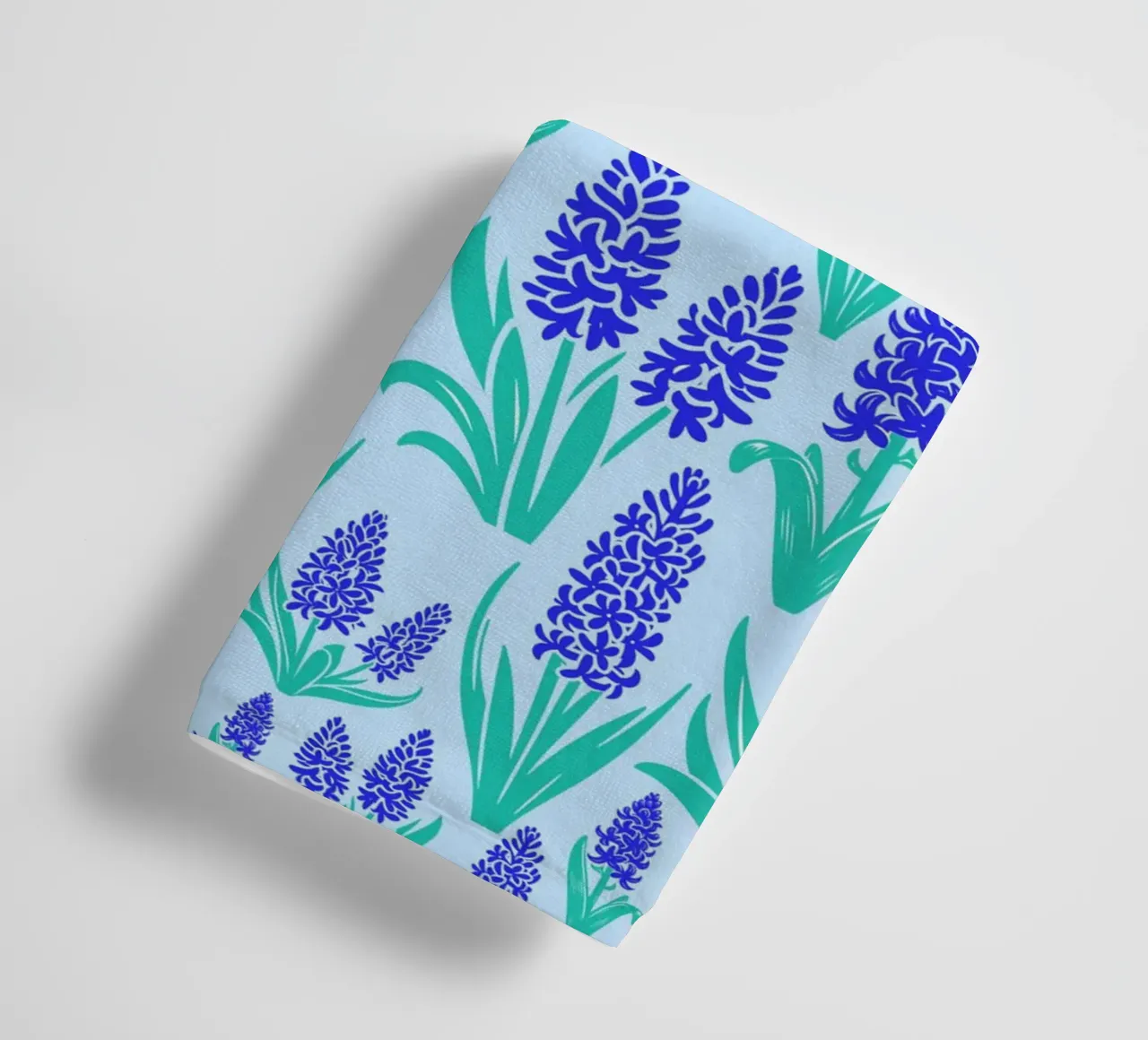 Fiori di giacinto blu asciugamano da bagno da SilverPegasus