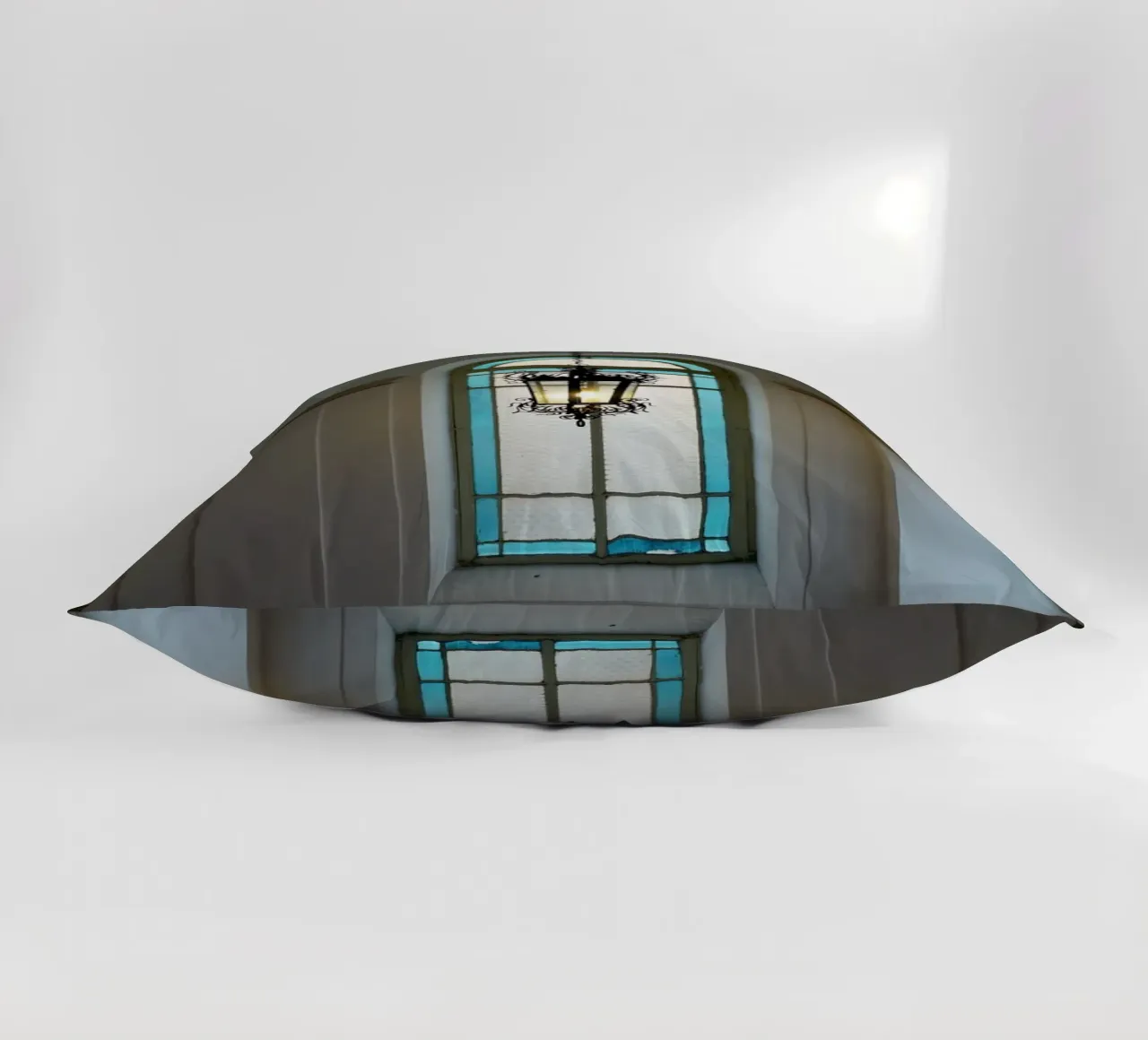 Lamp and window decorative cushion by Massimo Frascogna
