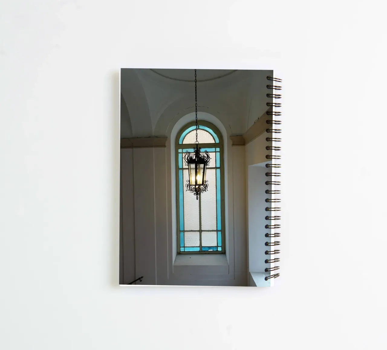 Lamp and window spiral notebook by Massimo Frascogna