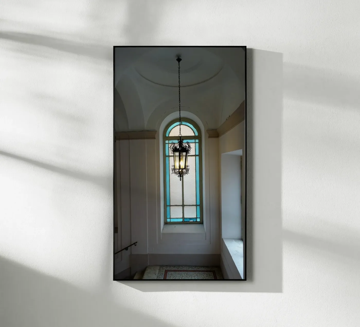 Lamp and window acryl van Massimo Frascogna