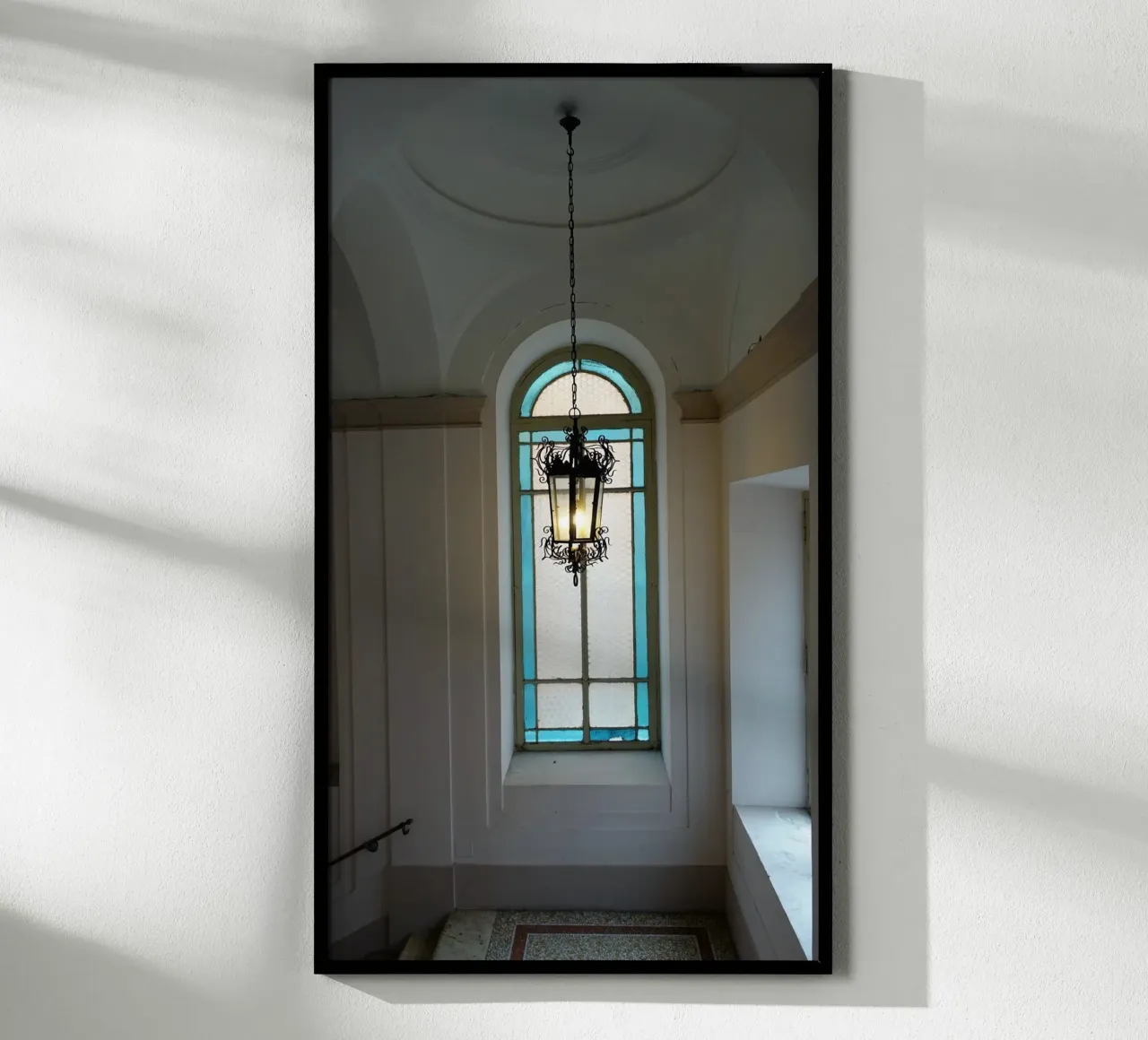 Lamp and window hahnemühle by Massimo Frascogna