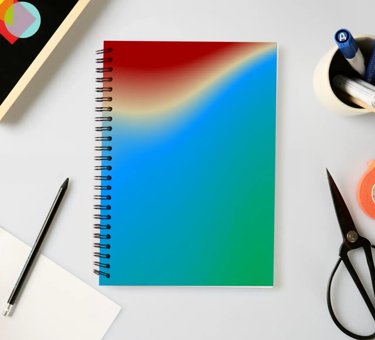 LET THE MAGIC HAPPEN... spiral notebook by ÂME LIBRE STUDIO