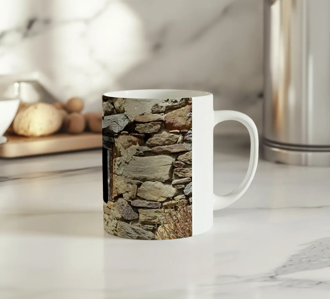 Window ceramic mug by Massimo Frascogna