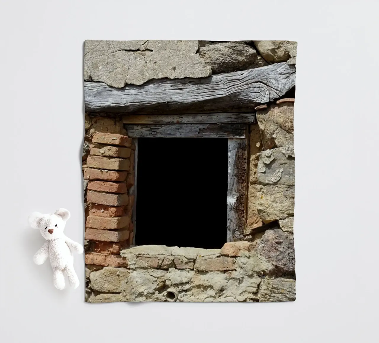 Window fleece blanket by Massimo Frascogna