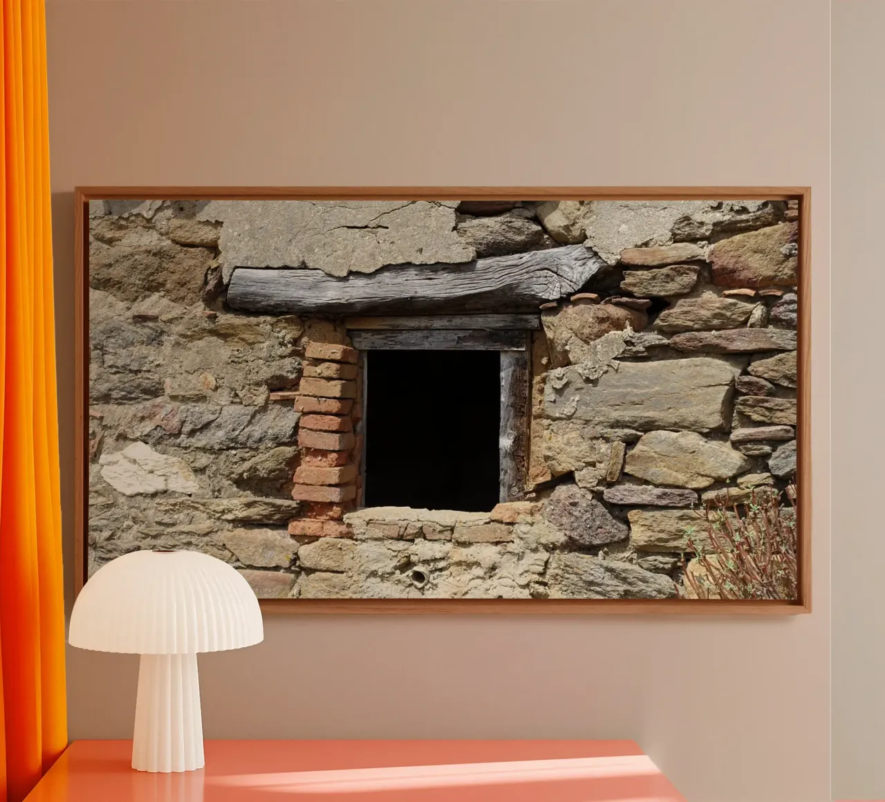 Window canvas by Massimo Frascogna