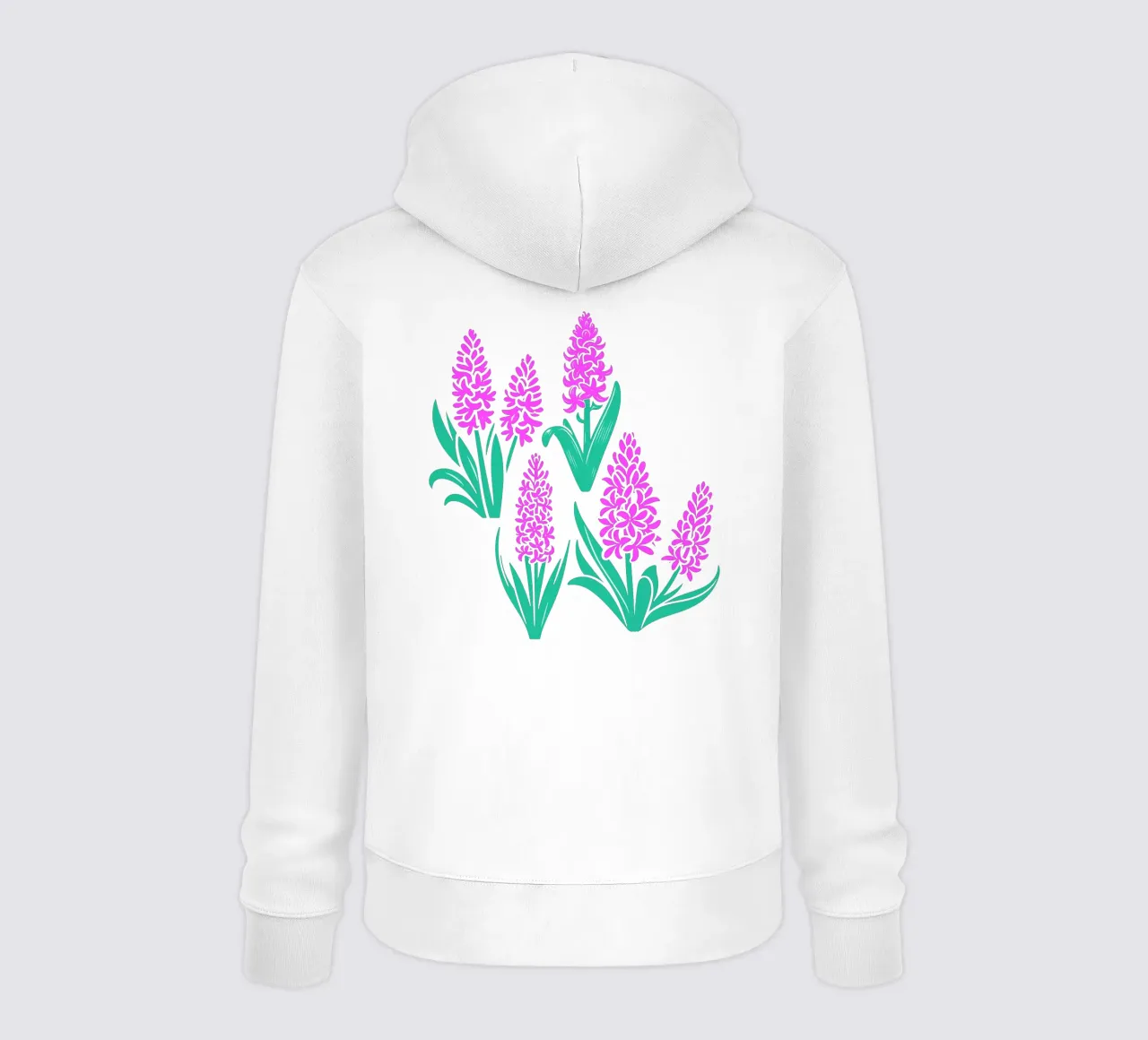 Fiori di giacinto rosa felpa con cappuccio da SilverPegasus