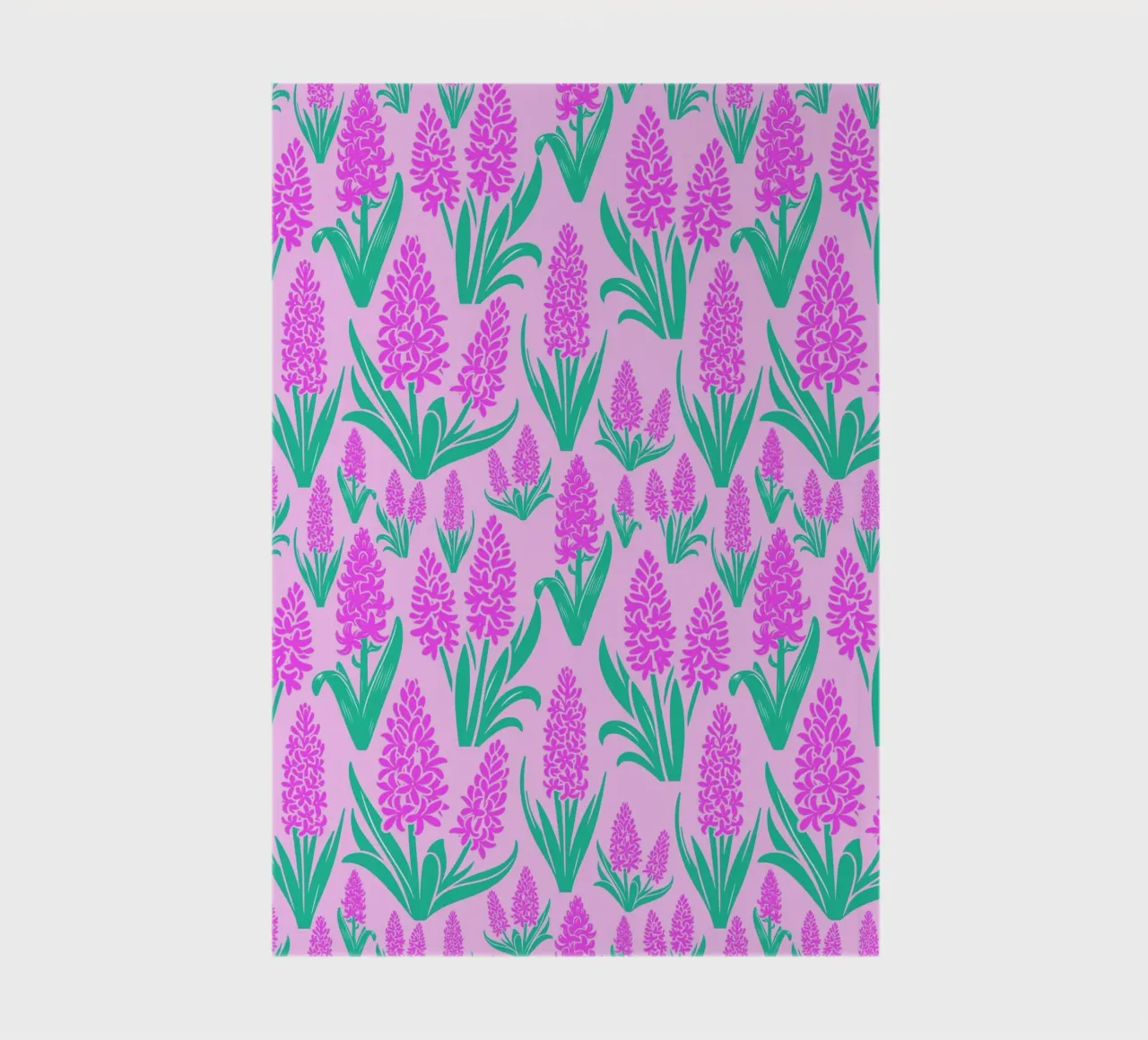 Hyacinth Flowers Pink notebook by SilverPegasus