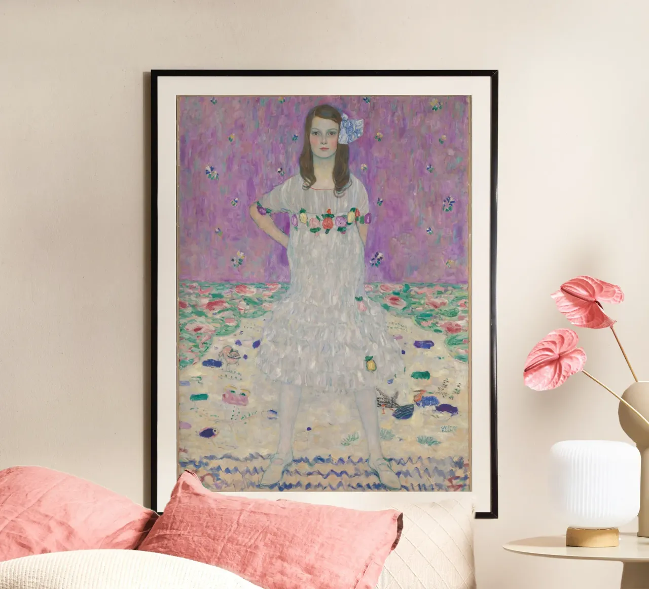 Gustav Klimt - Mäda Primavesi (1903–2000) poster da fanny-bianca