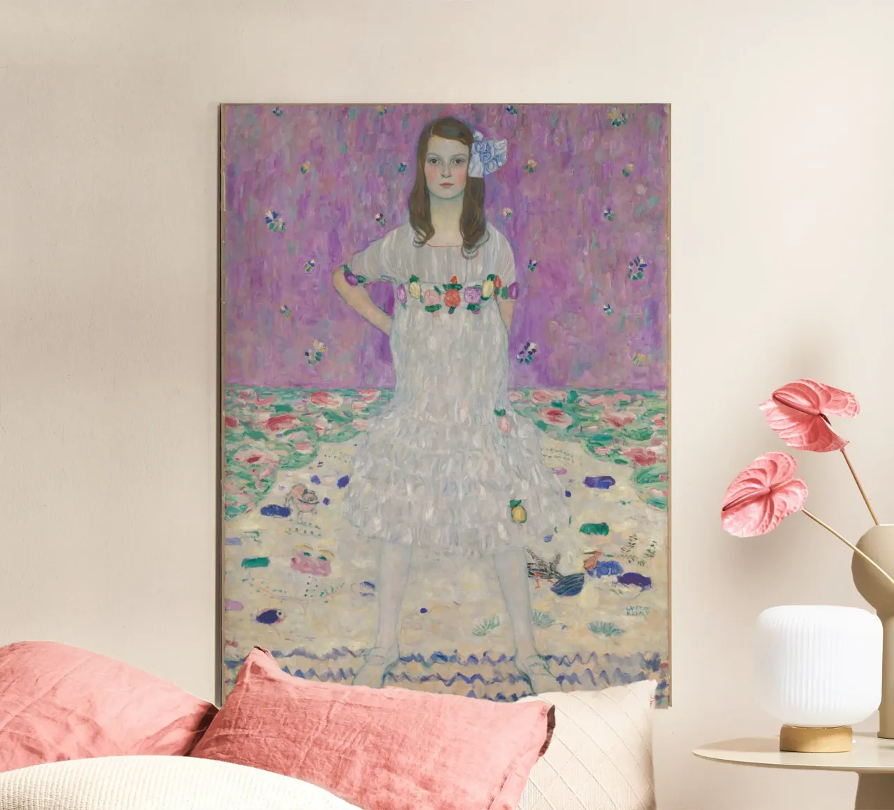 Gustav Klimt - Mäda Primavesi (1903–2000) poster da fanny-bianca