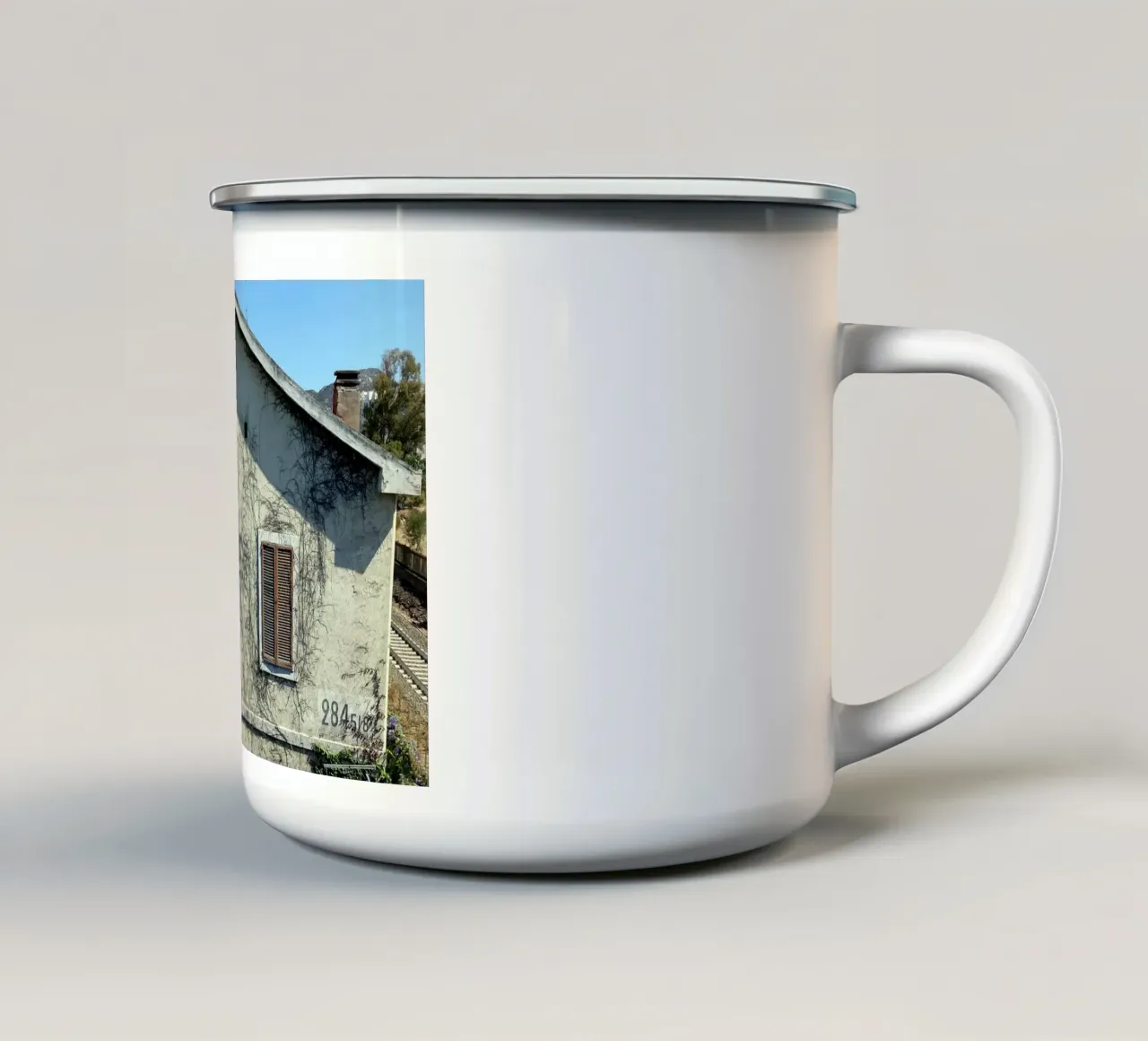 Olbia tazza in smalto da Massimo Frascogna