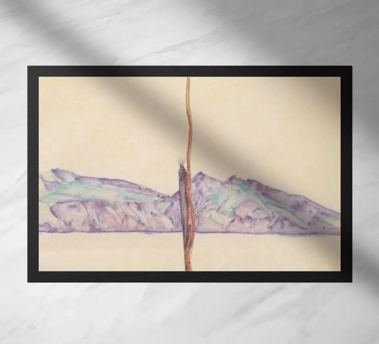 Egon Schiele - Piccolo albero di castagno al lago di Costanza zerbino da Wirla