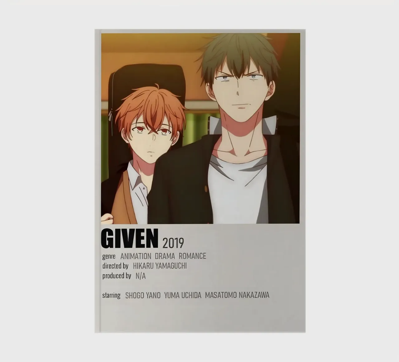 GIVEN 2019 notebook by Totoya