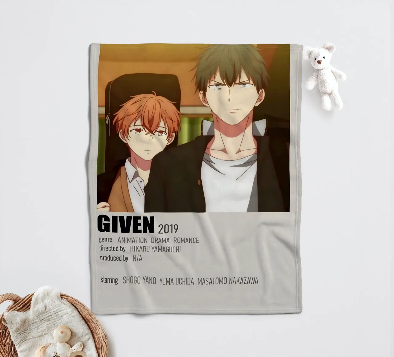GIVEN 2019 coperta in pile da Totoya