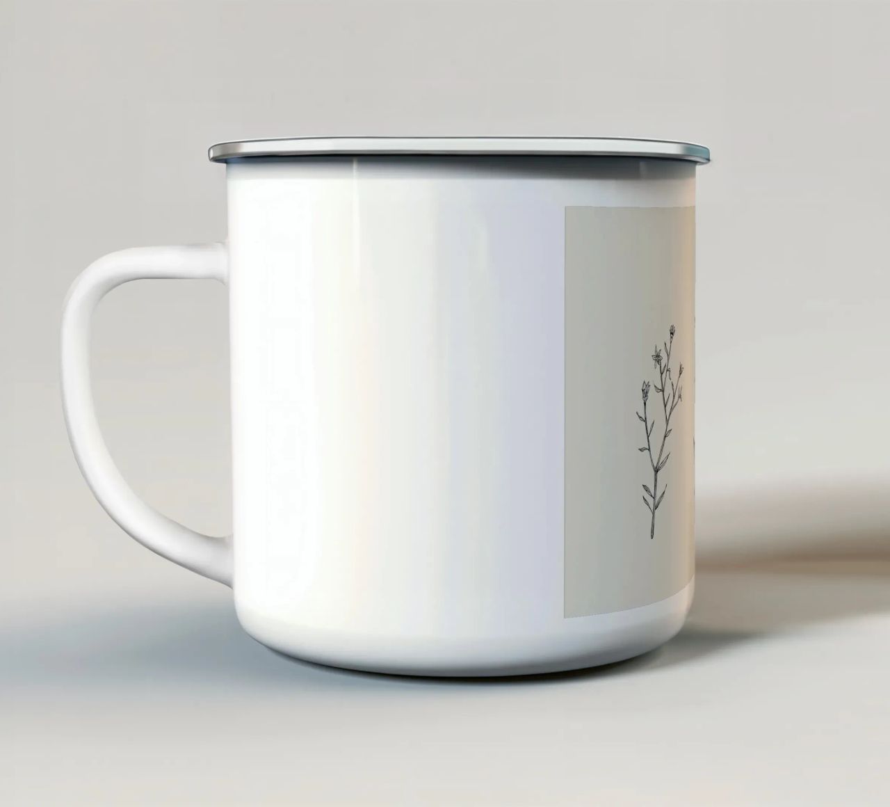 Tre bushel amichevoli tazza in smalto da Reece Shop