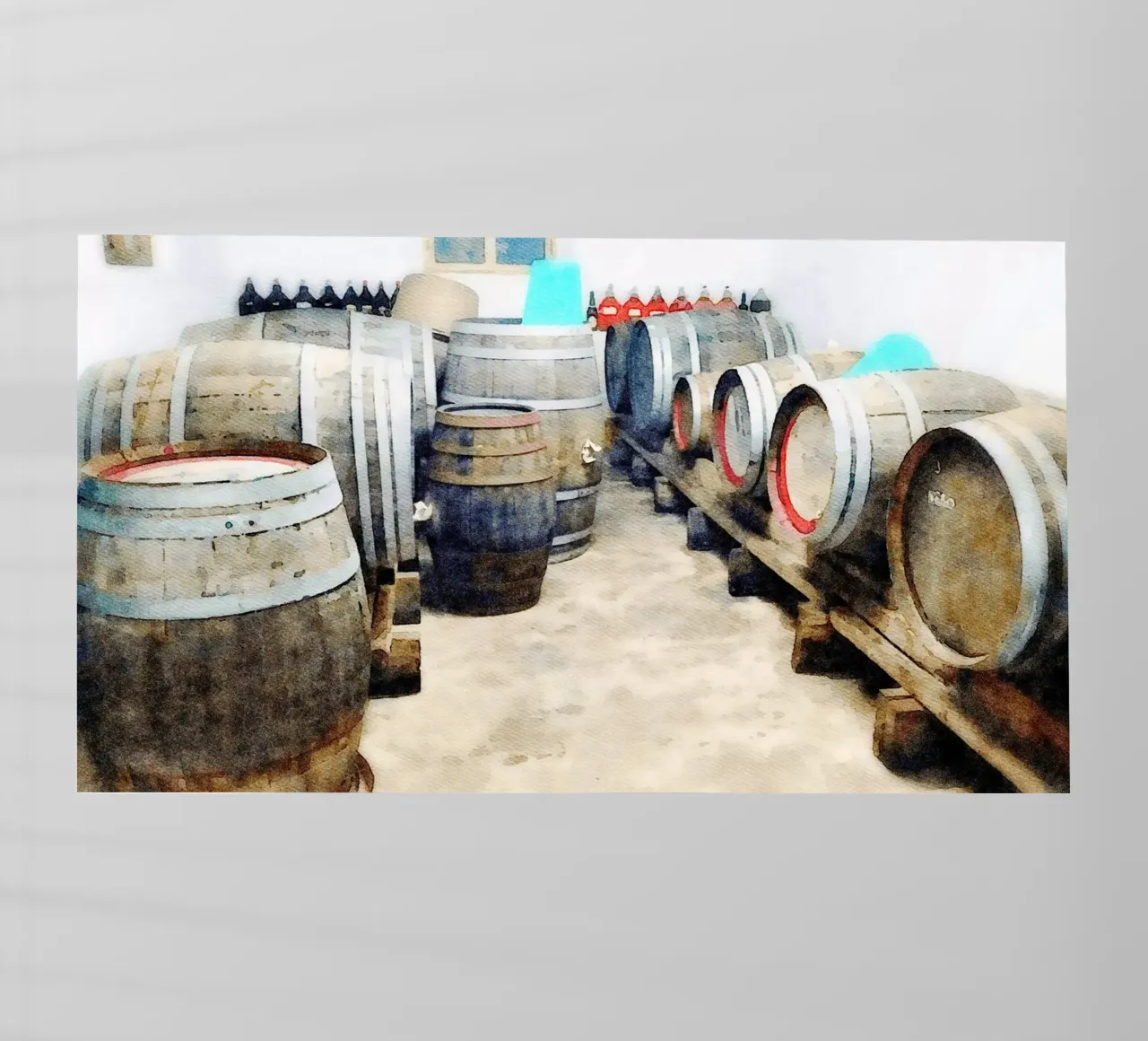 Barrels backlit folie van Massimo Frascogna