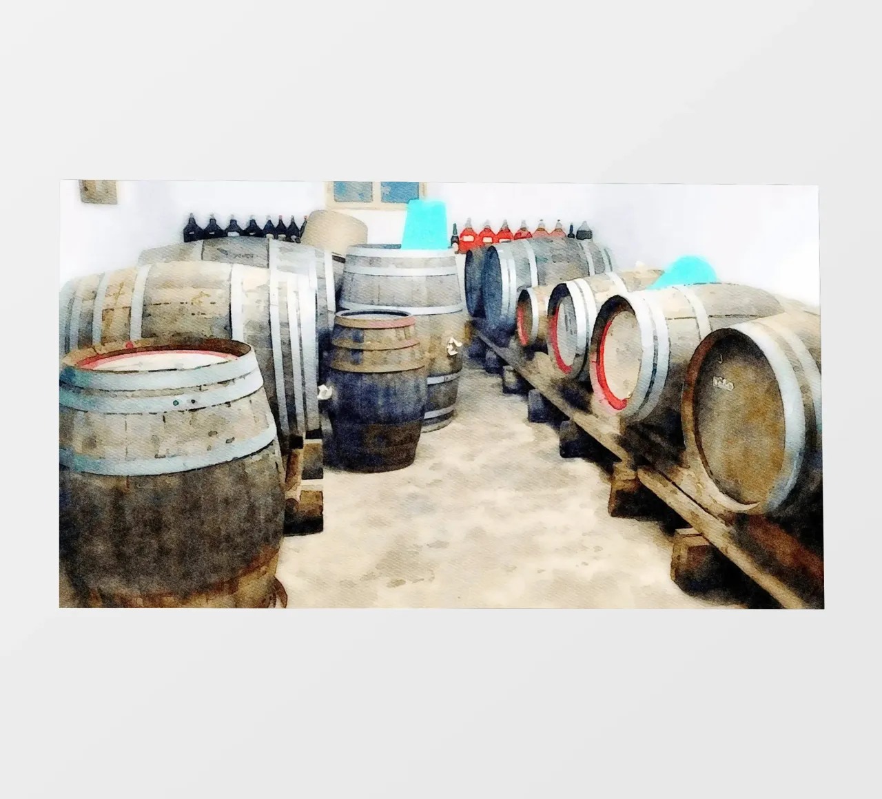 Barrels fotobehang van Massimo Frascogna