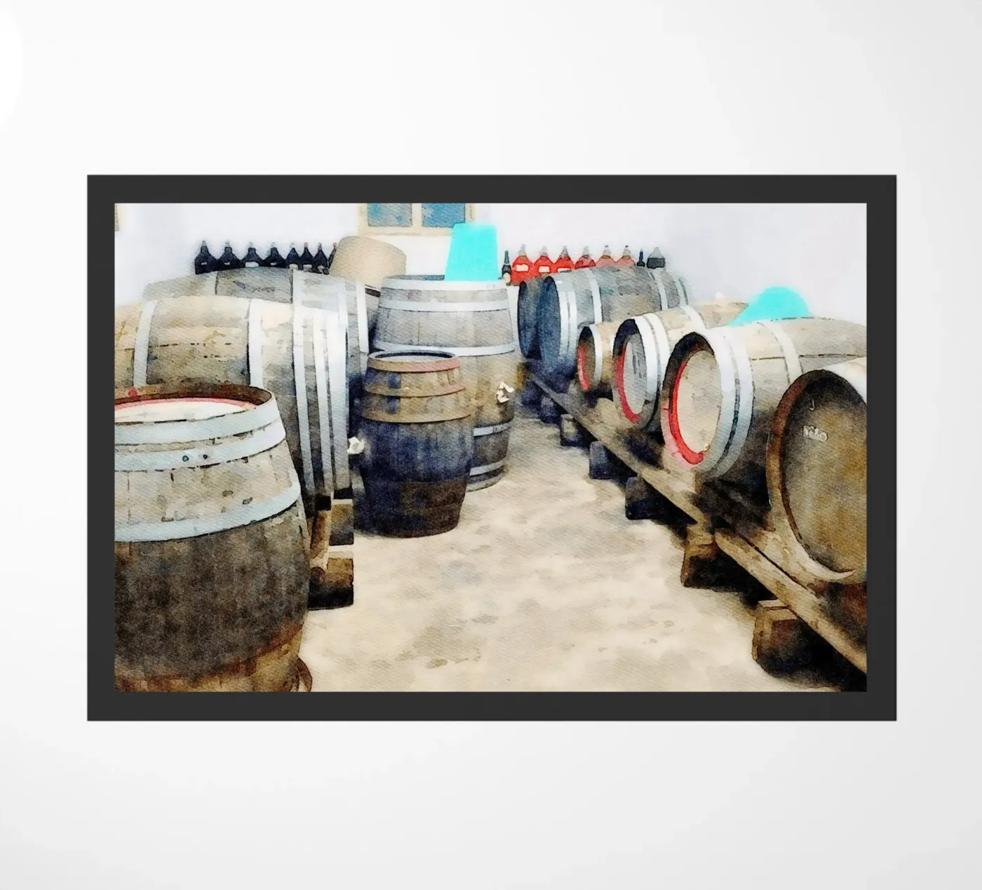 Fûts paillasson de Massimo Frascogna