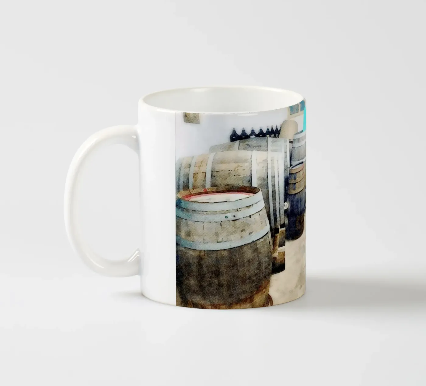Barrels ceramic mug by Massimo Frascogna