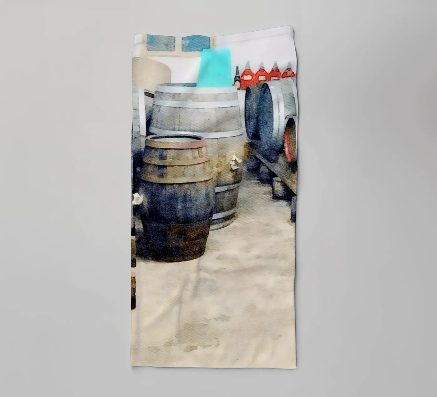 Barrels towel by Massimo Frascogna