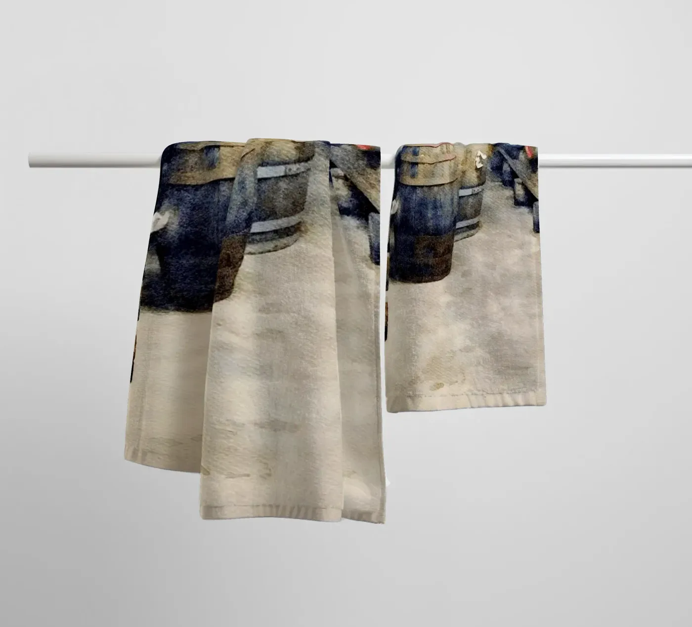 Barrels towel by Massimo Frascogna