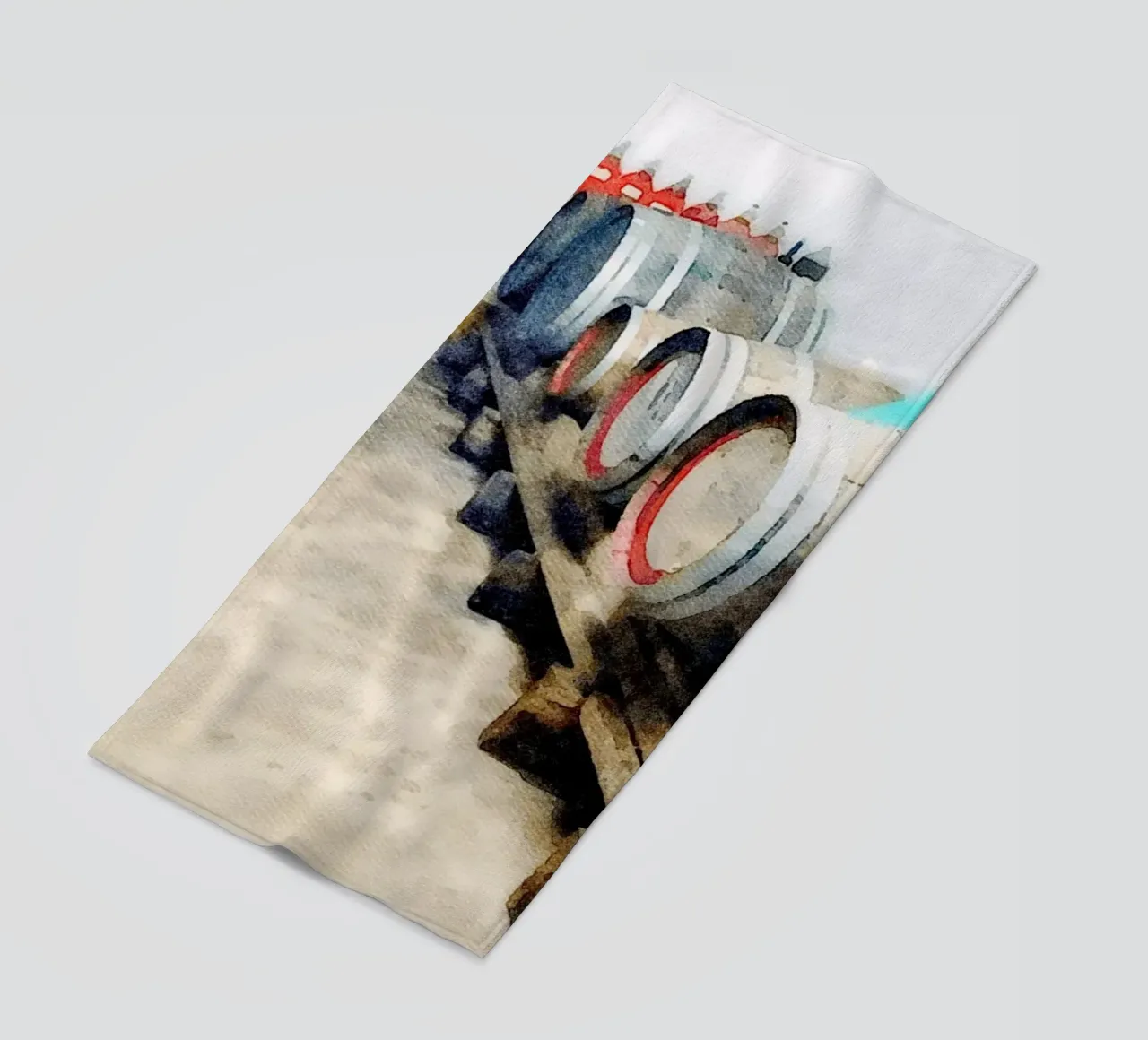 Fässer Strandtuch von Massimo Frascogna